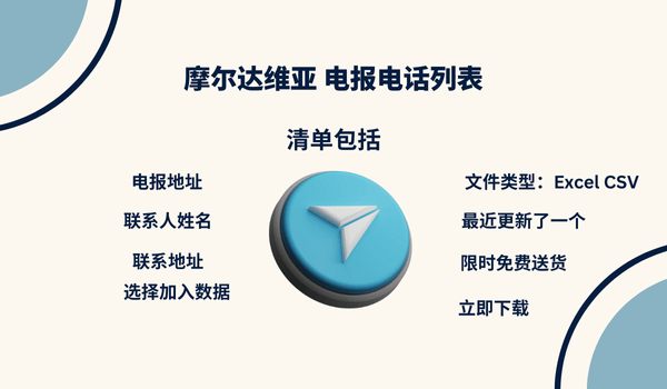 摩尔达维亚 电报电话列表
